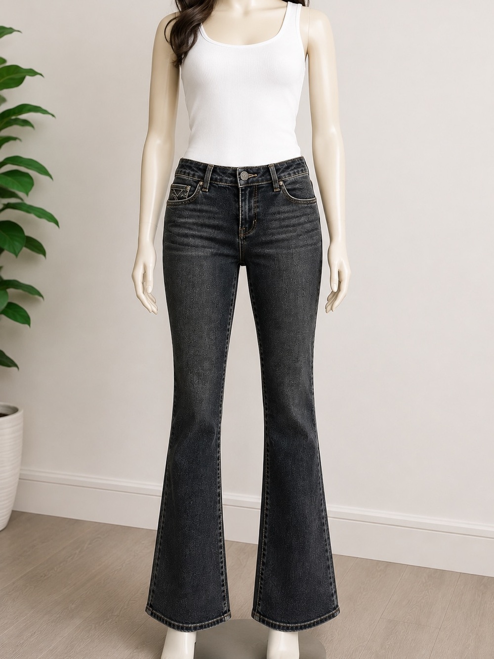 RACHEL Rachel Roy Dark Wash Flare Jeans